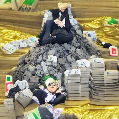 Billionaire on Cash Pile