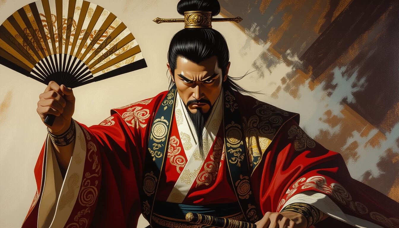 Ornate Nobleman Executes Bandit in Hyperrealistic Oil Painti...