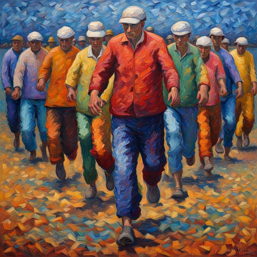 Triumph of Spirit: Impasto Painting in Expressionist Style