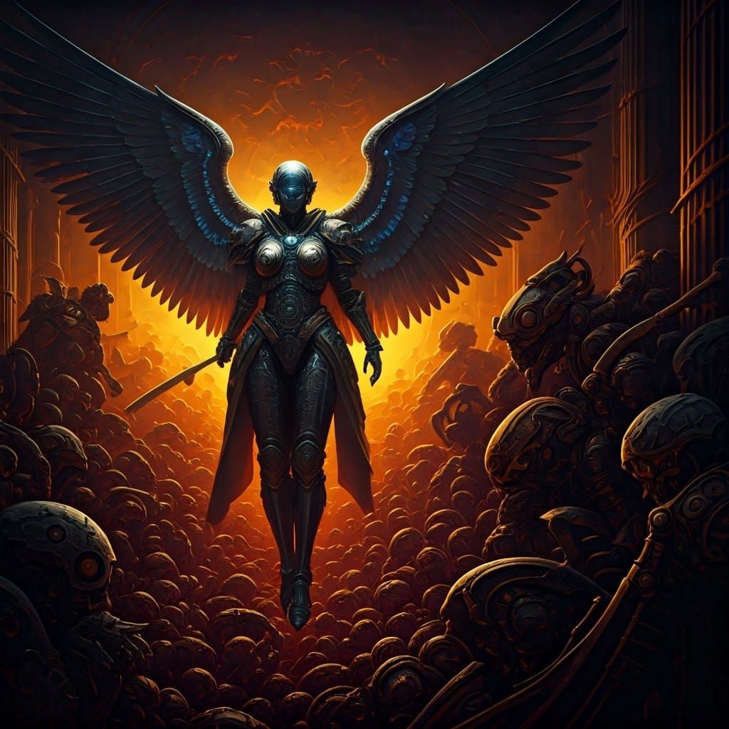 Pointillism Gothic style