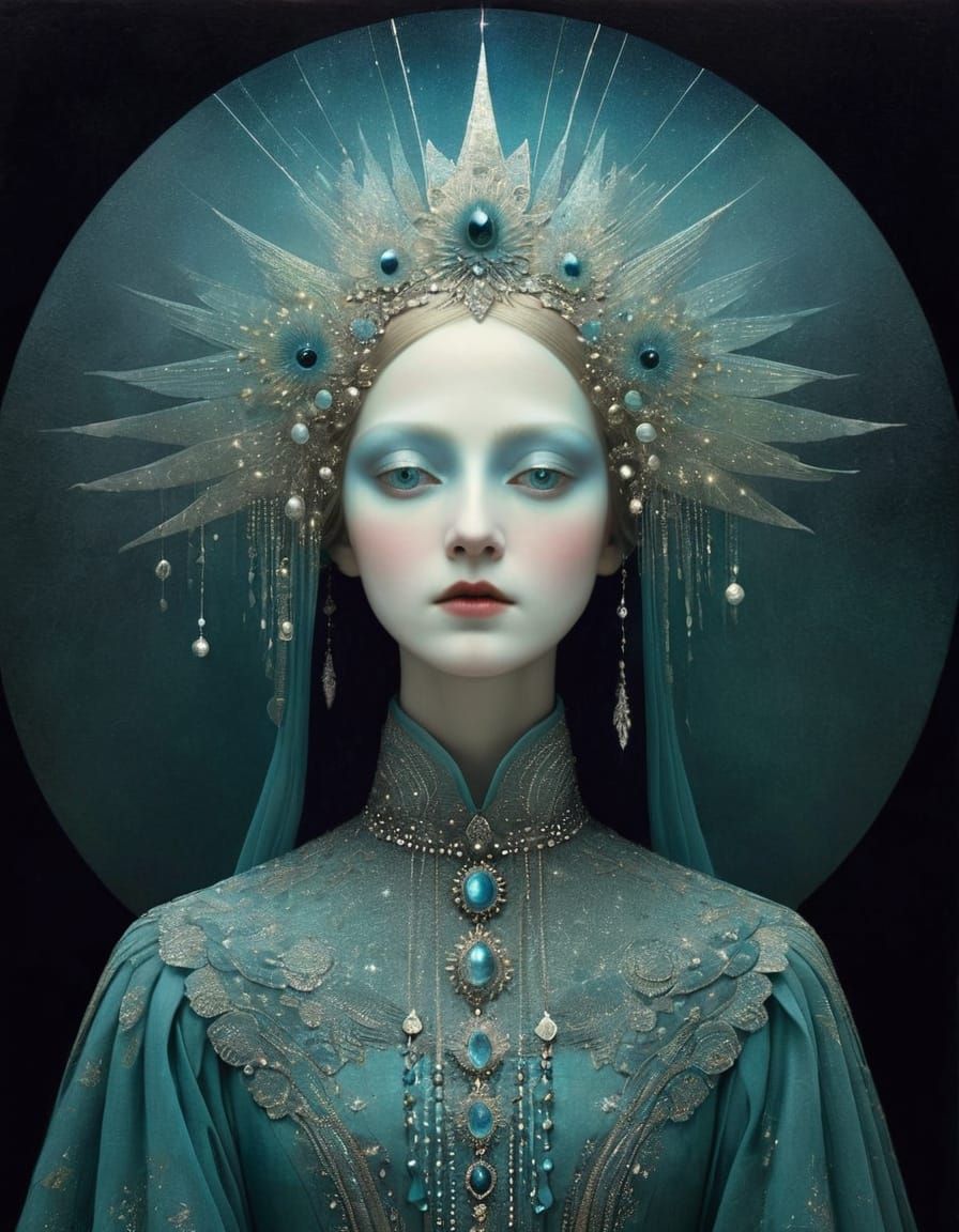 Spectral Goddess in Sparkling Twilight