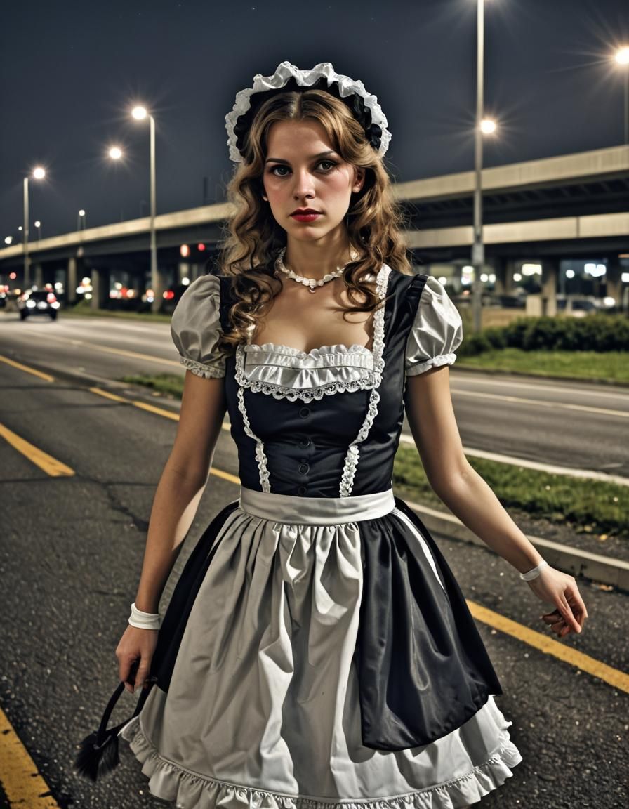 Sissy Maid Lost on the New Jersey Turnpike