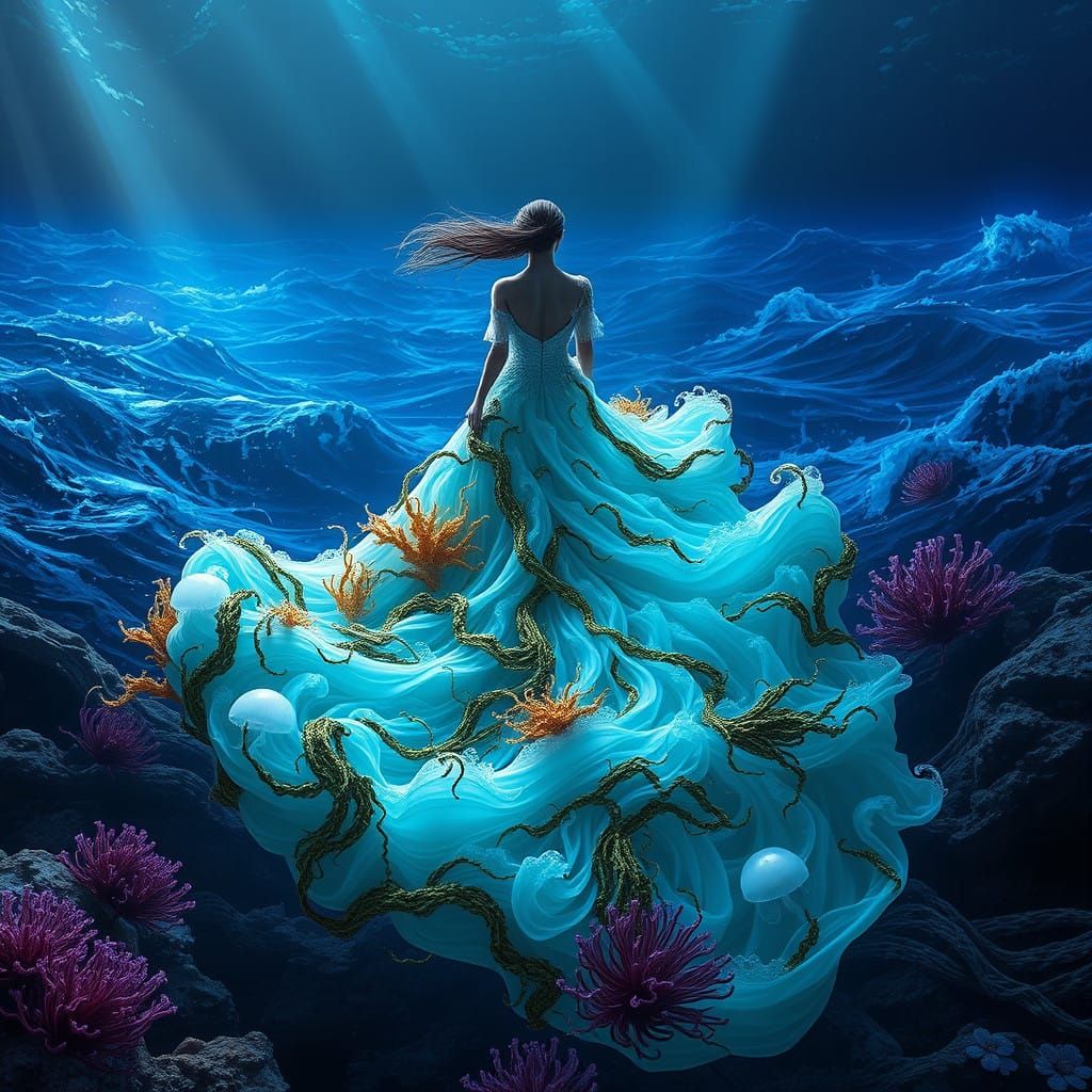 Oceanic Goddess Reclaims the Depths