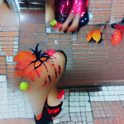 Halloween Image Generated by AI