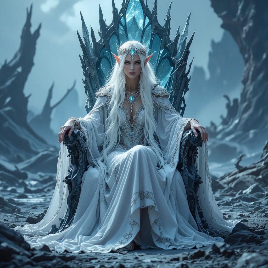 The Last Elf Queen enthroned