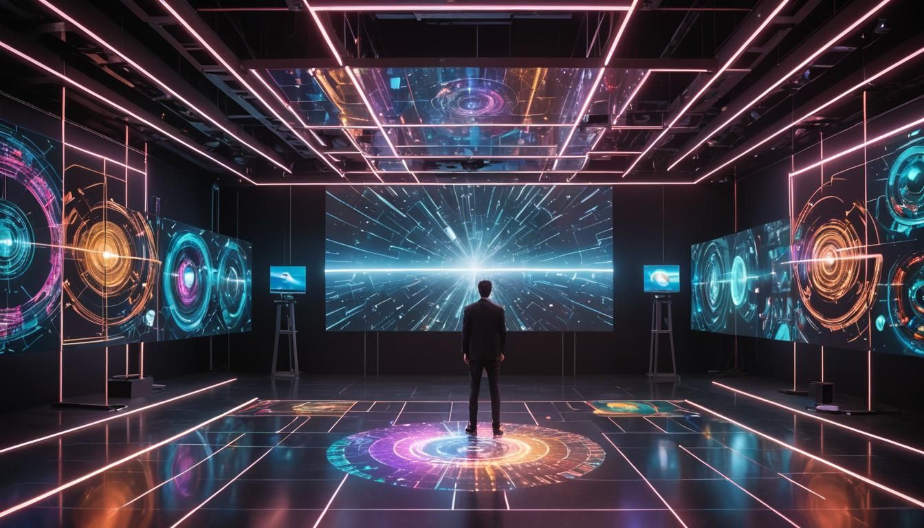 Dynamic Holographic Image in 64K Resolution