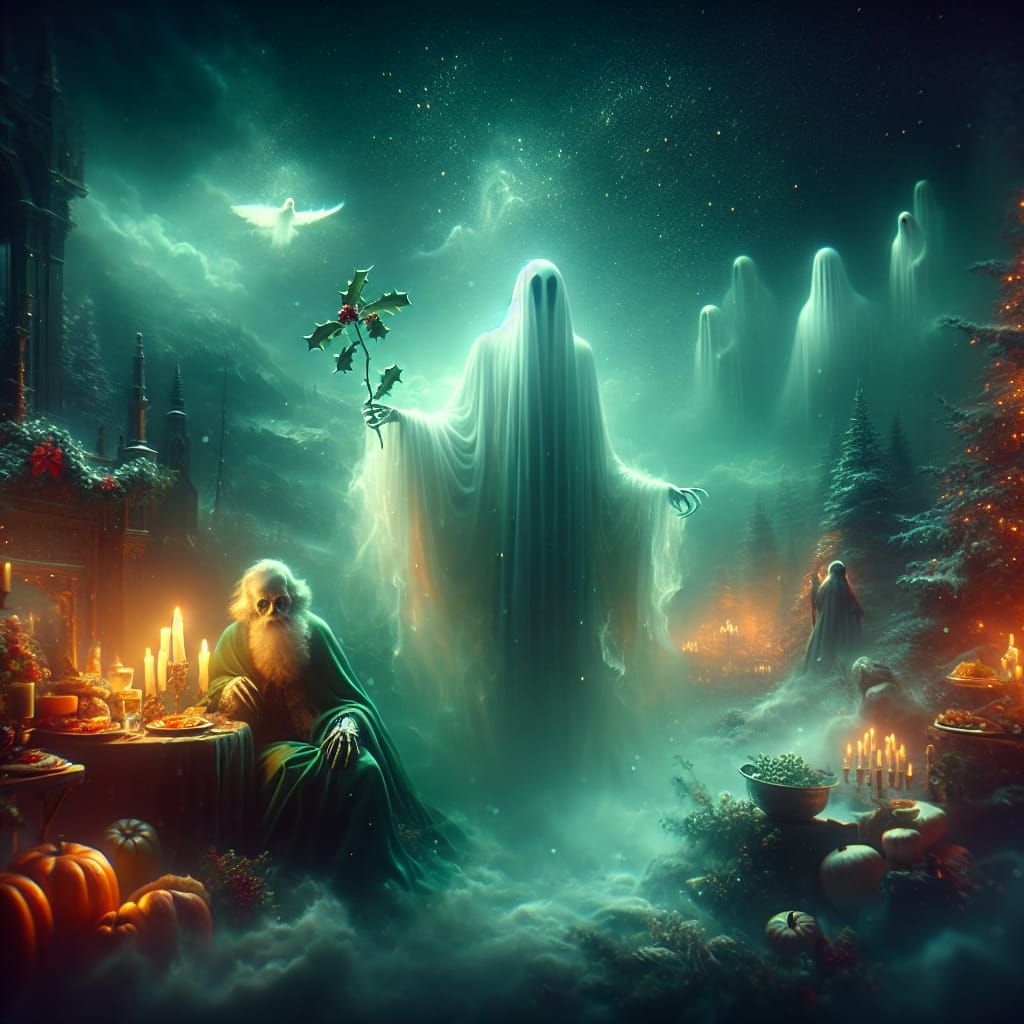 The Ghost of Christmas Past, Present, and Future