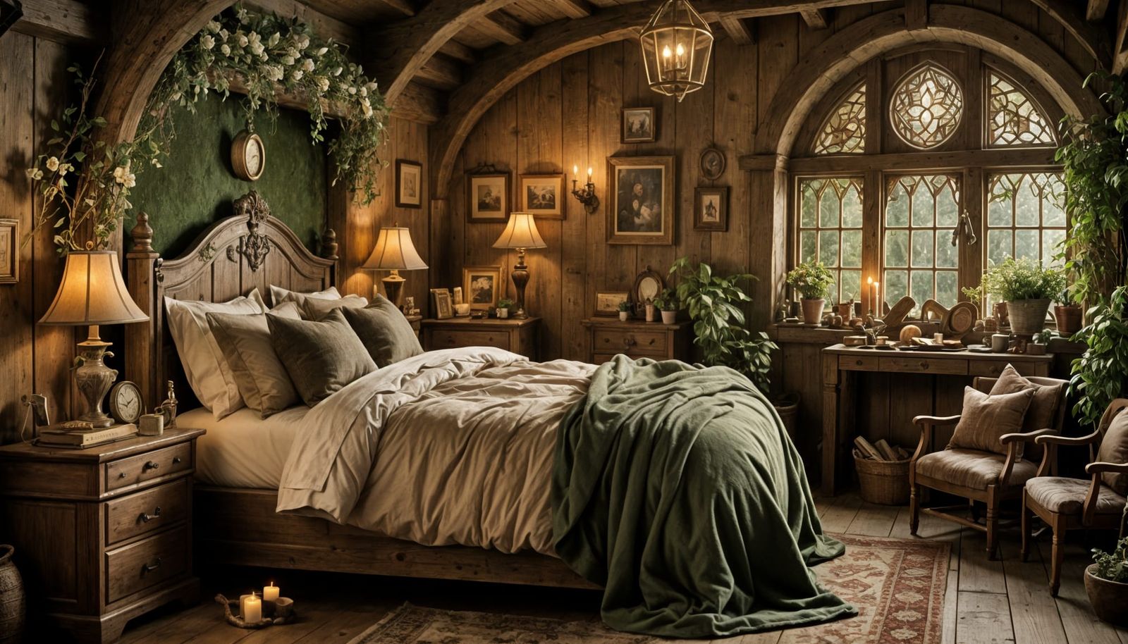 Whimsical Elven Bedroom Sanctuary