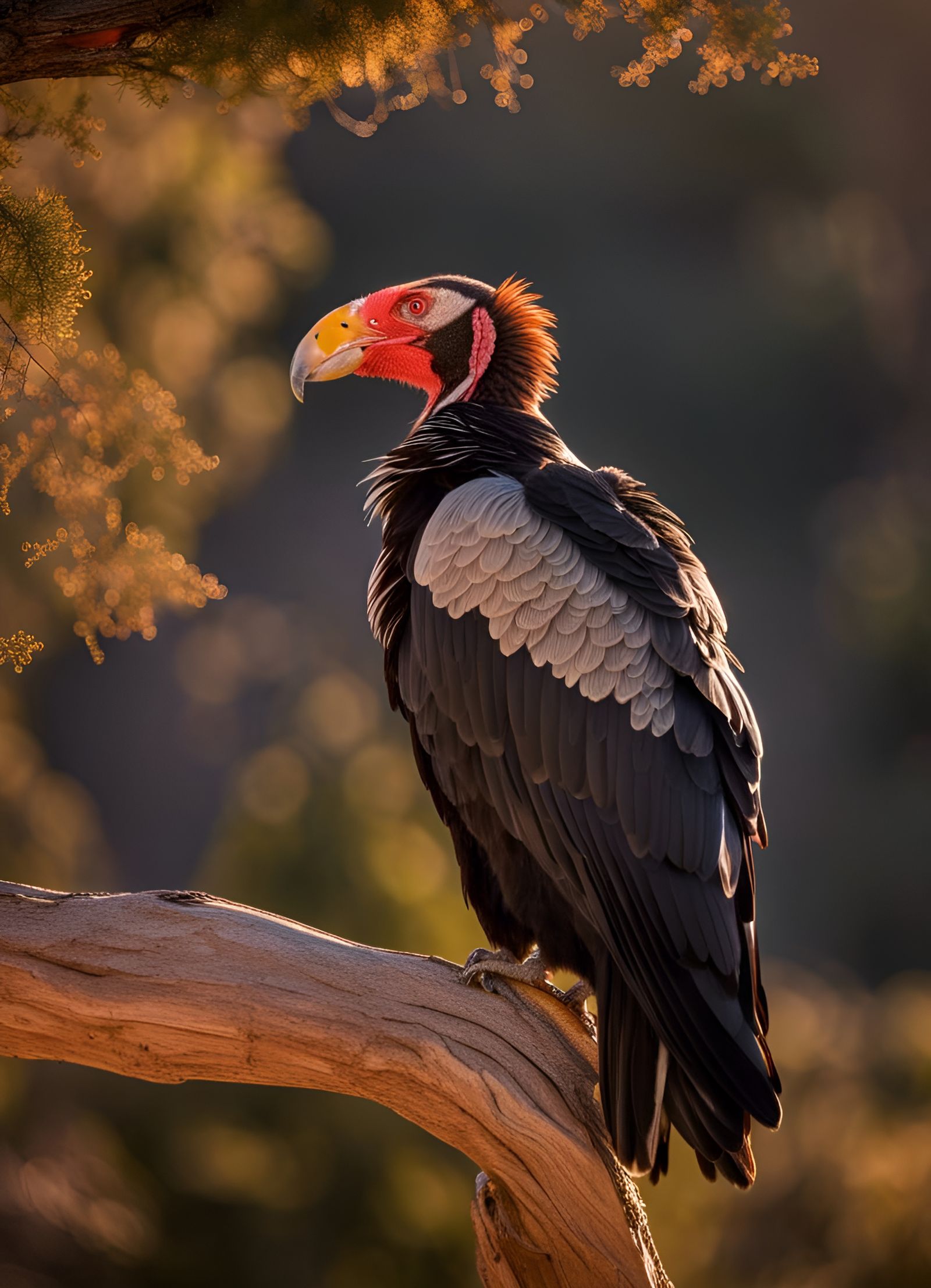 California Condor Golden Hour Wildlife Photography