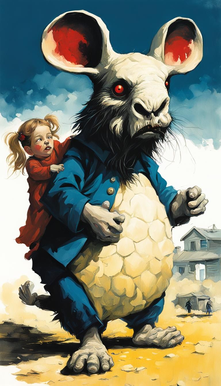 Sinister Mother's Love: A Dark Greg Rutkowski Style Image