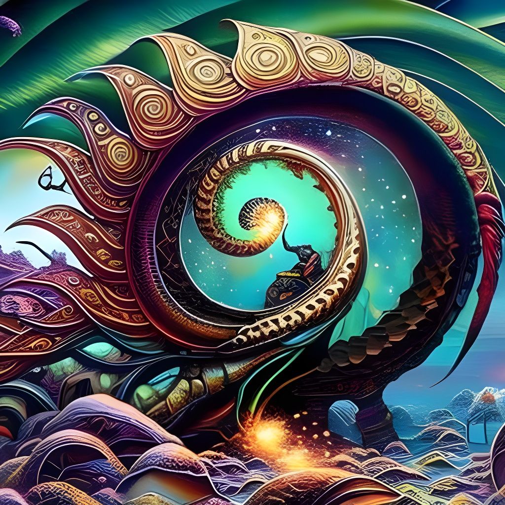 Armored Moon Snail in Epic Battle