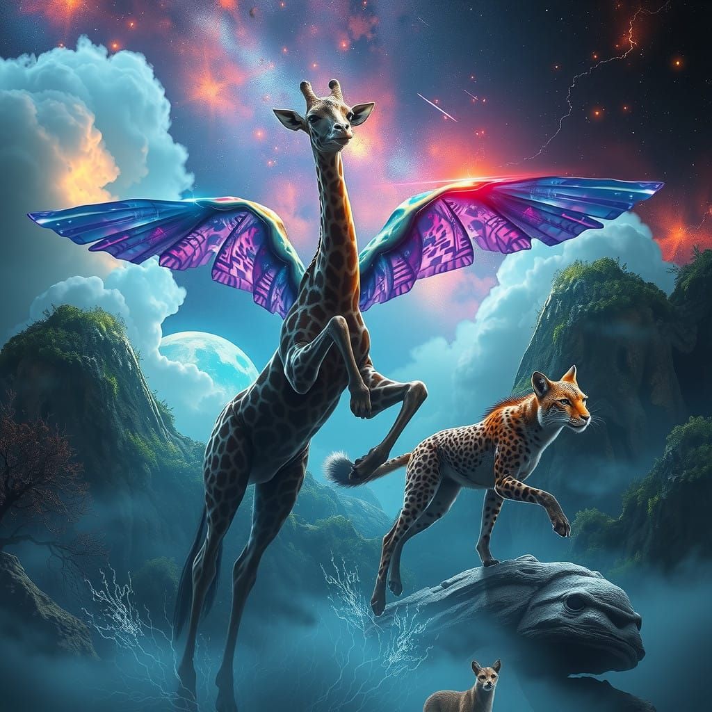 Sentient Biome: Cybernetic Wildlife and Celestial Symphony