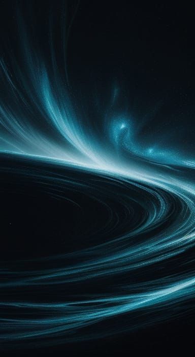 Abstract Expressionism: Oil and Light Flowing in Cosmic Spac...