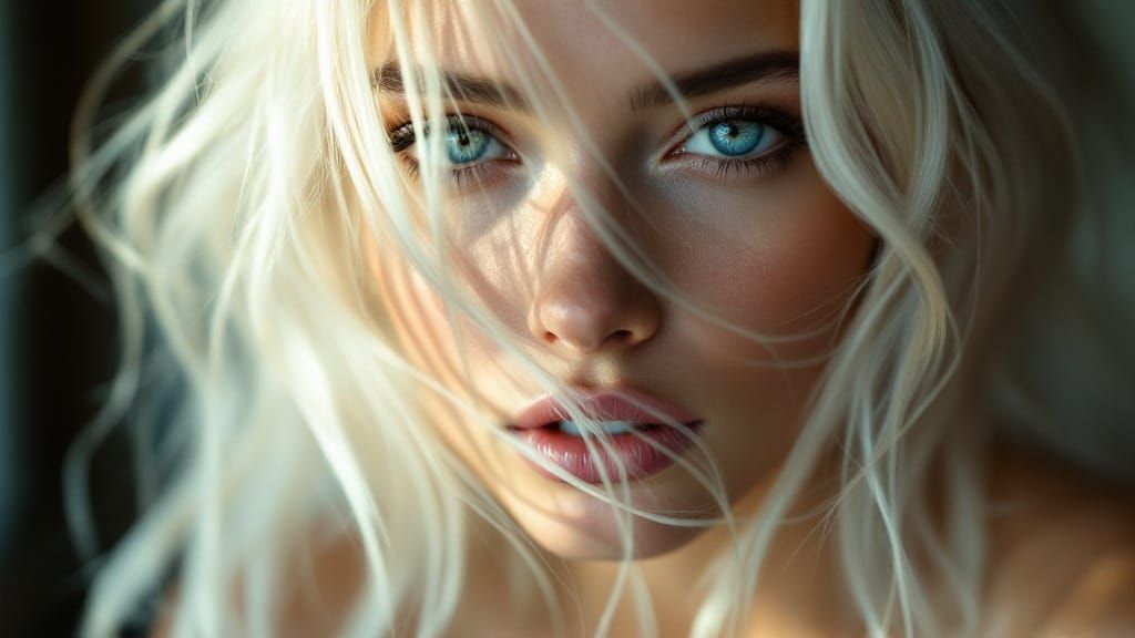 Ethereal Woman in Soft Focus