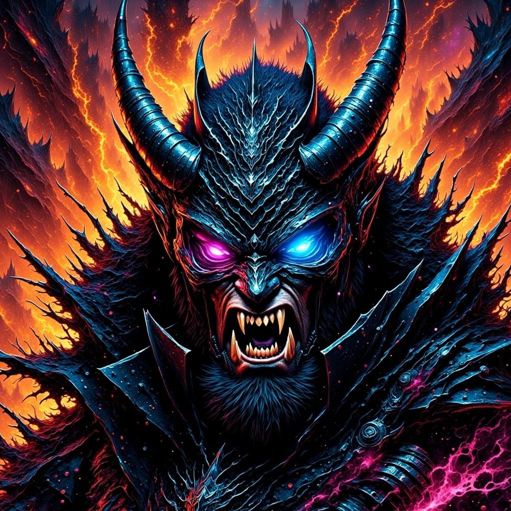 Steppenwolf Villain in Tetradic Colors