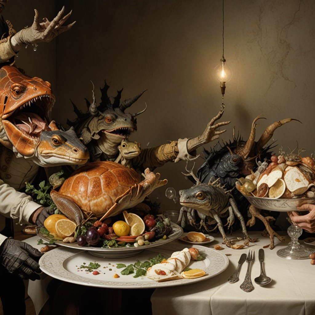 Turtle-shaped Sweet Dough 'rolls' at Bistro BIzzarro