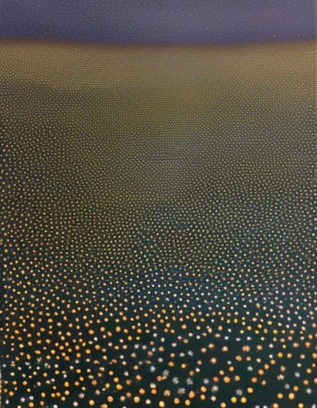 Starling Murmuration: Bird Ballet in Van Gogh Style