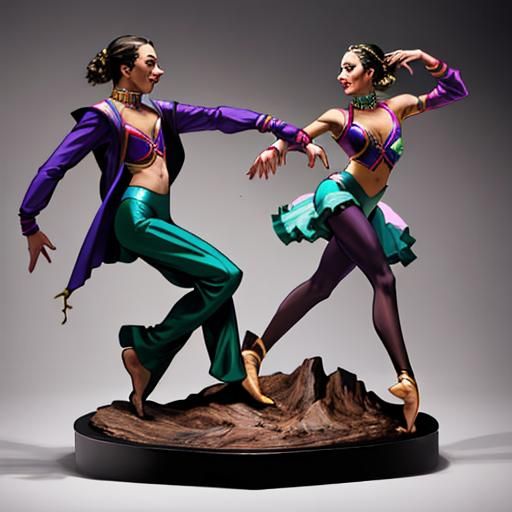 AI Generated Image of Dancers
