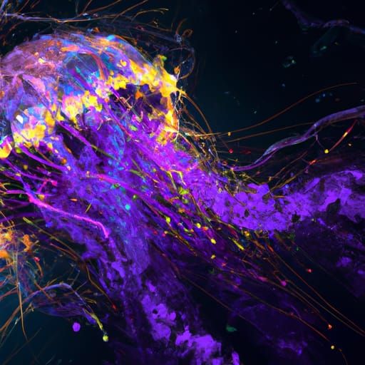 Giant Jellyfish in Space: Nouveau Splash Art