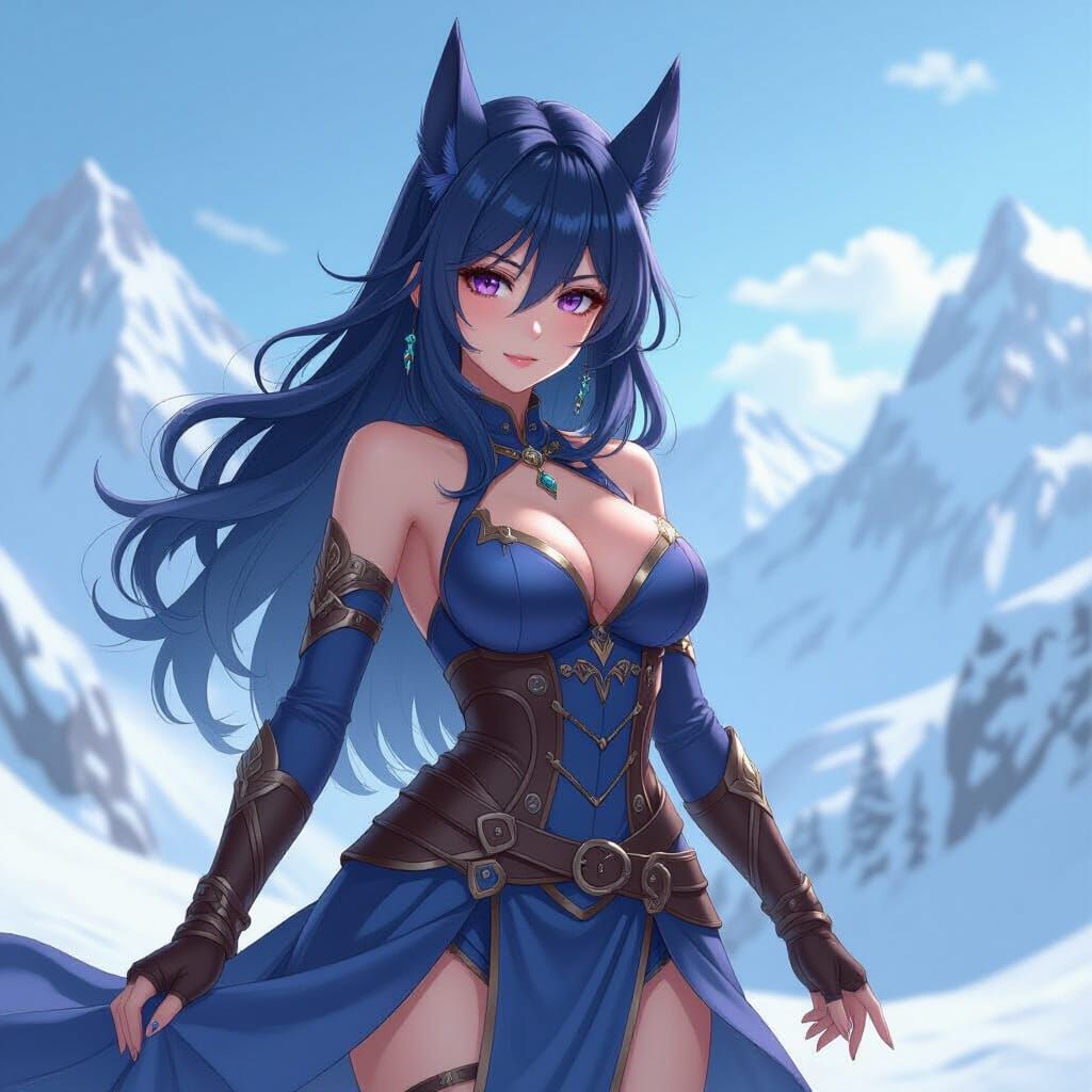 AI Generated Anime Elf Image