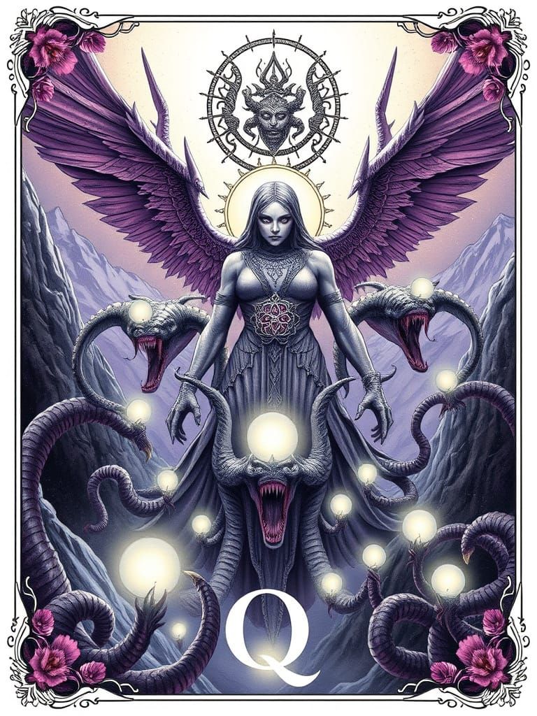 Shub-Niggurath in Cosmic Holographic Astral Illustration