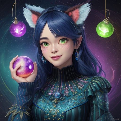 Whimsical Impasto Creature in Vibrant CGI