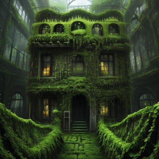 Vines Conquer the Ruins of a Forgotten Metropolis