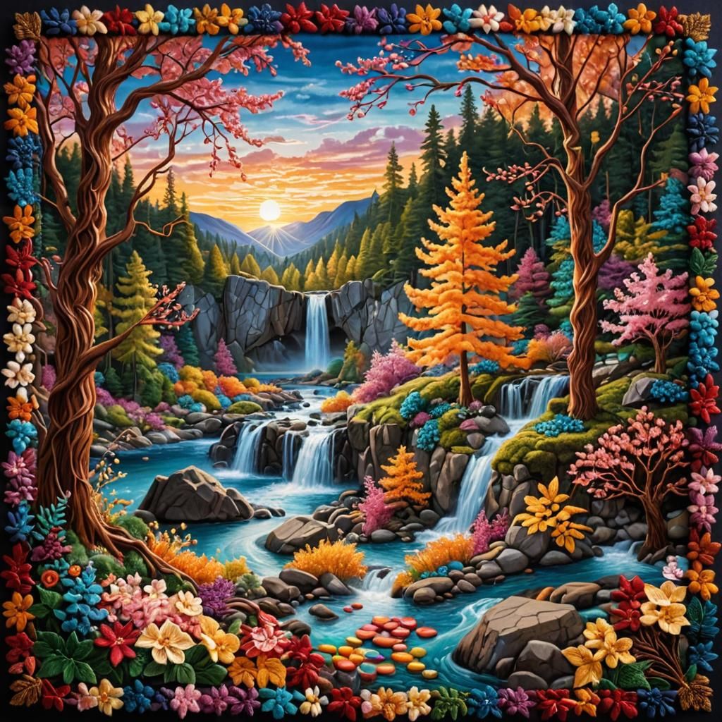 Iridescent Butterfly with Rainbow Wings, 3D Render