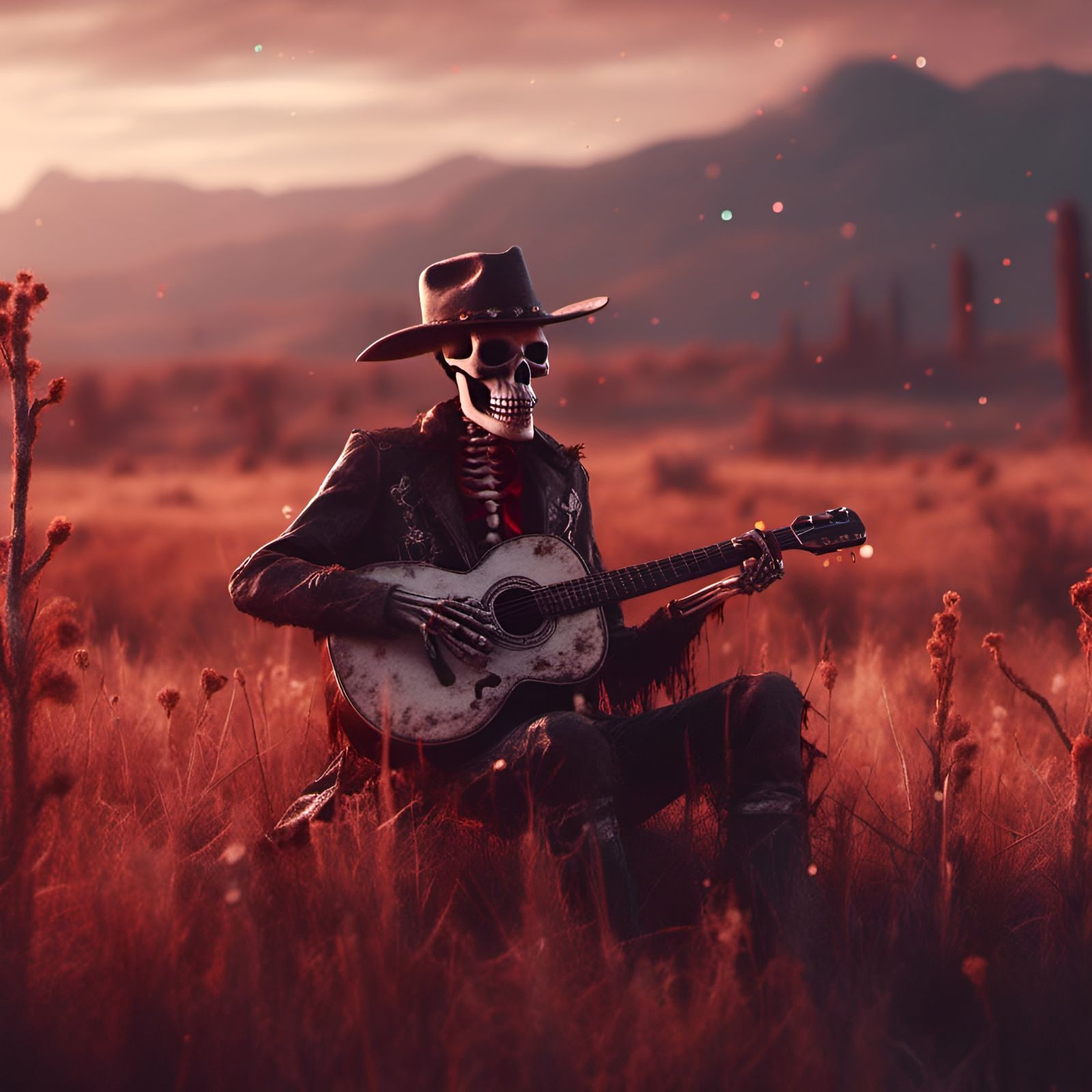 Old soul playing at the country field.