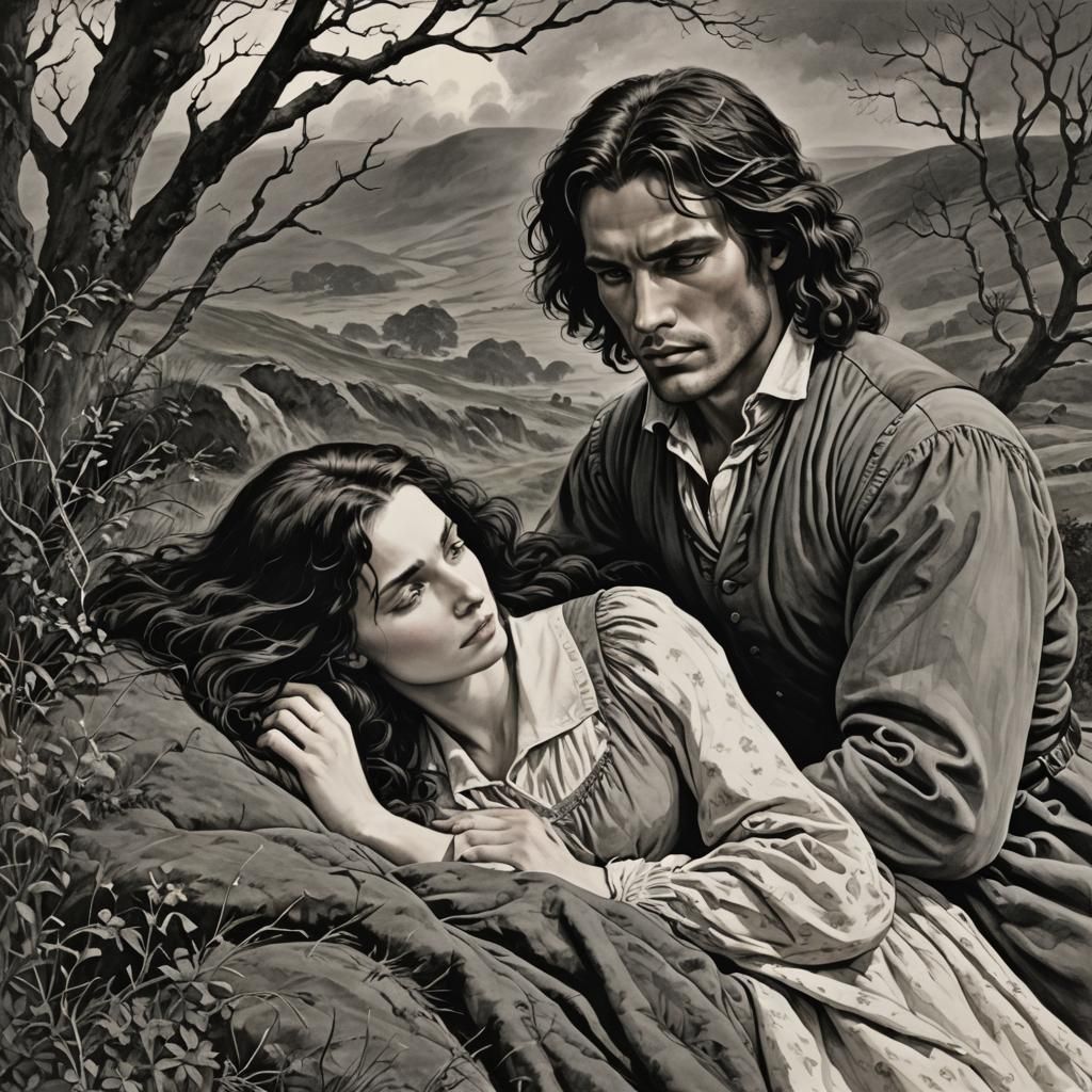 Wuthering Heights: Catherine and Heathcliff