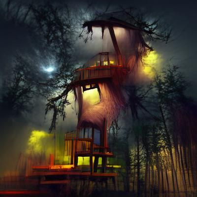 Enchanted Forest Treehouse Hideaway