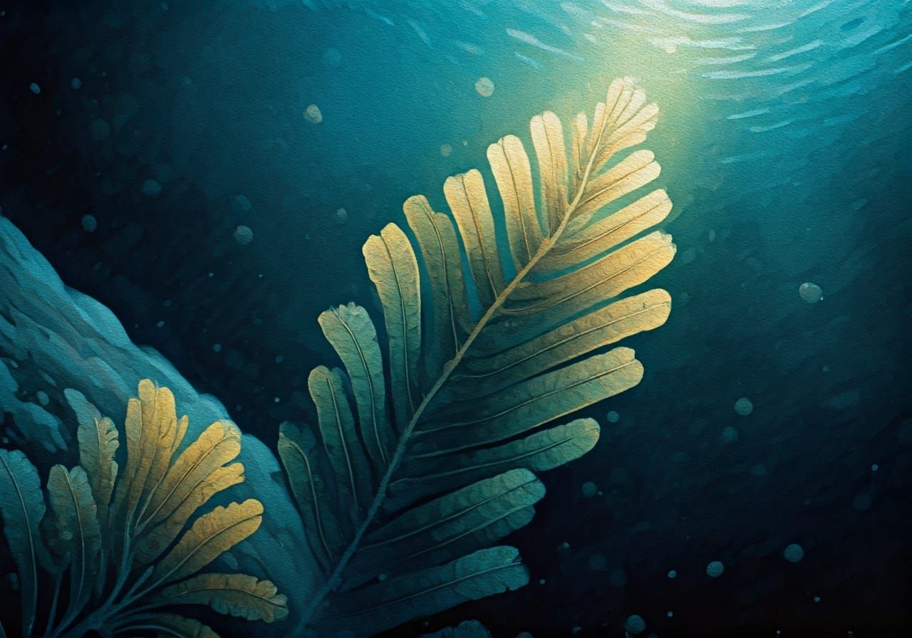 Charnia,  not a plant, but an extinct precambrian animal