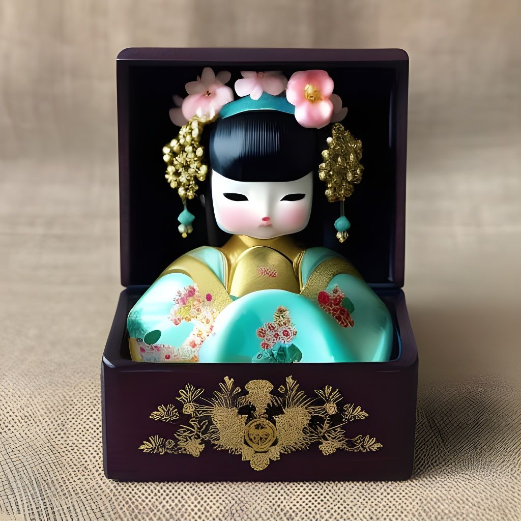 Precious toy in a box: Mieko, the Japanese doll