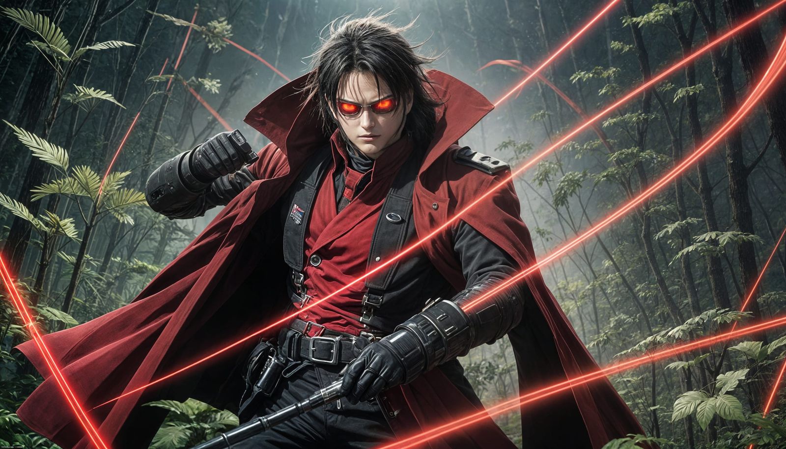 Heroic Sword Fight in Kouta Hirano Anime Style