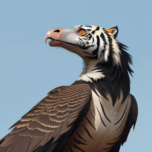 Majestic Tiger Vulture in Natural Habitat