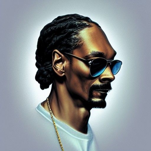 Snoop Dogg Portrait in Artgerm Style
