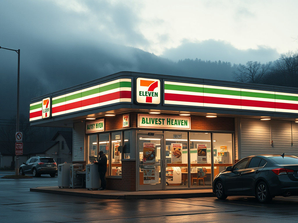 Almost Heaven 7-Eleven Store: An AI Dream