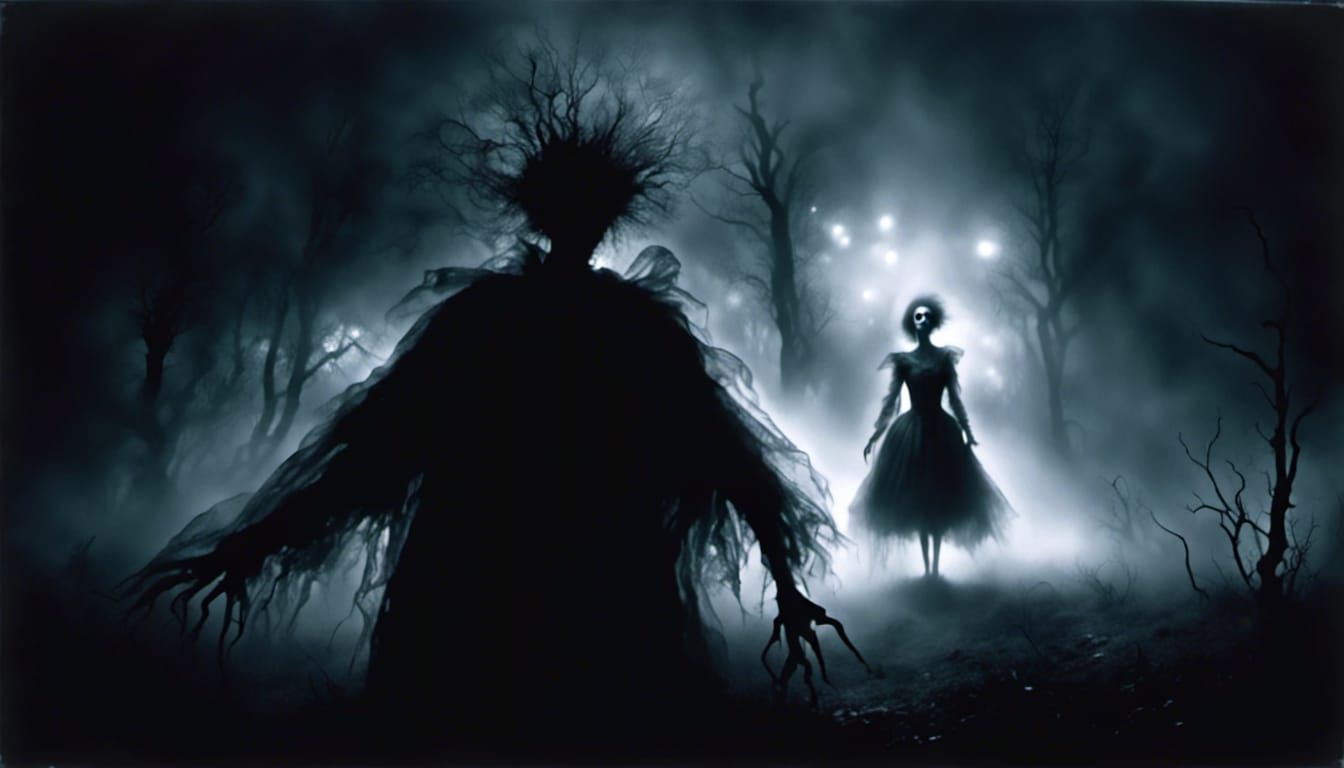 Ethereal Figures Longing in X-Ray Style