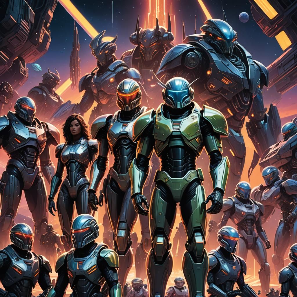 Epic Space Opera: Semigods Unite Against Darkness