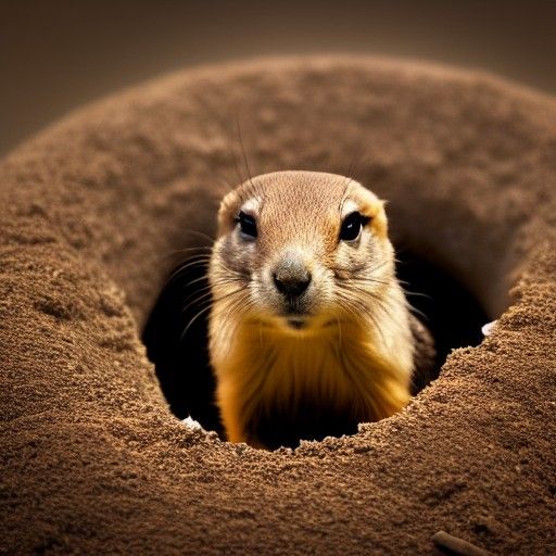 Prairie Dog Portrait in Natural Light