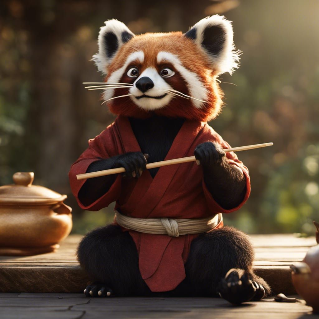 If Po has a Red Panda mate...
