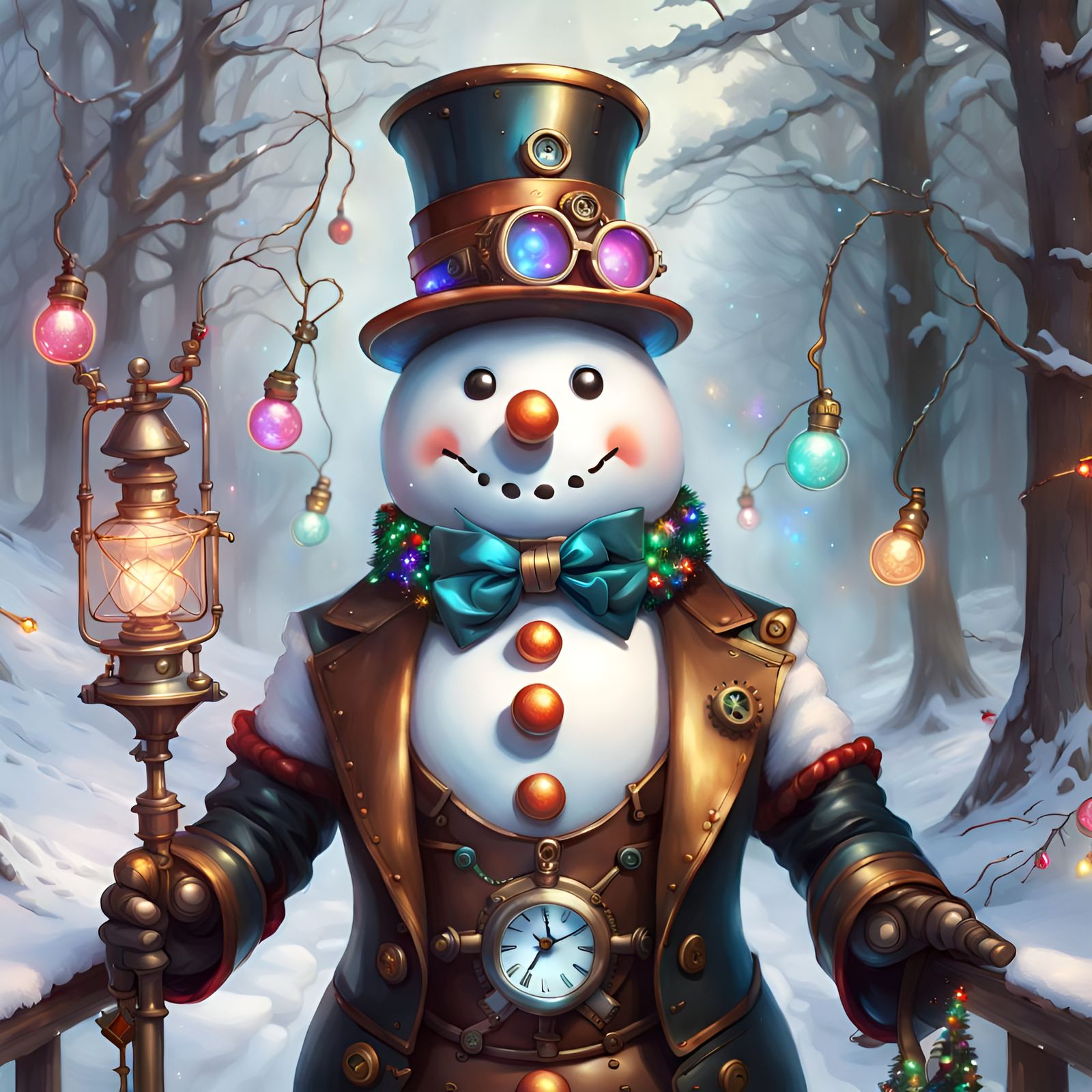 Steampunk Snowman