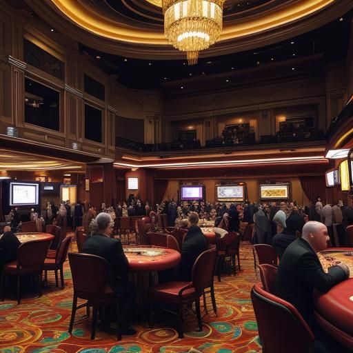 Vibrant Casino Night Film Still