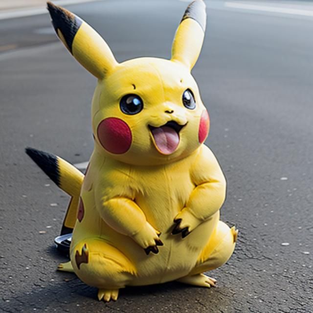 Realistic Pikachu Illustration