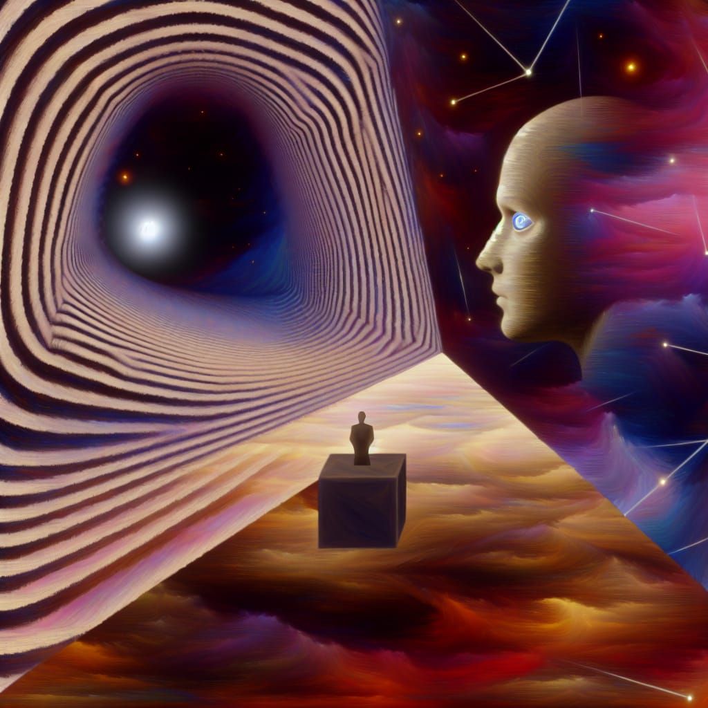 Surreal Solipsistic Void Self Portrait