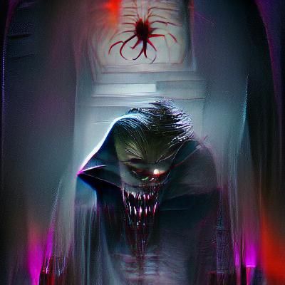 Sinister Scene Evoking Fear and Unease