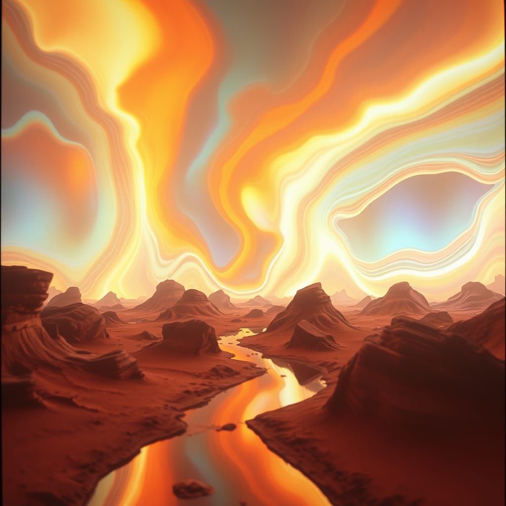 Surreal Scenes Illuminated by Prismatic Light