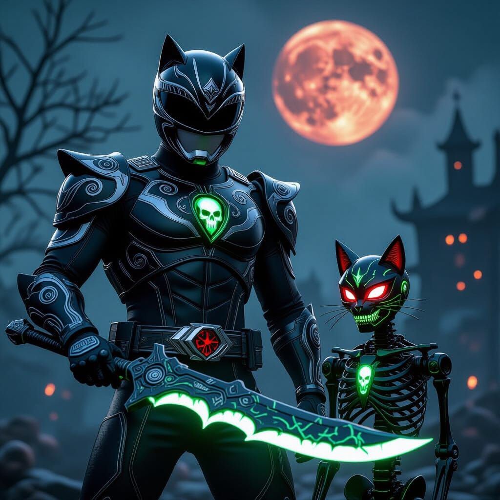 Halloween Power Ranger on Haunted Battlefield
