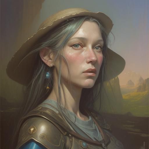 Oedipus and the Sphinx Oil Painting