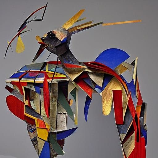 Surreal Sculpture of Fragmented Dreams and Lost Hopes